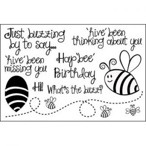 bee4me Clear Stamp Set