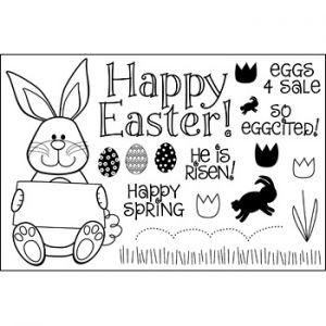 bunny4Easter Clear Stamp Set