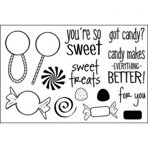 candy2share Clear Stamp Set