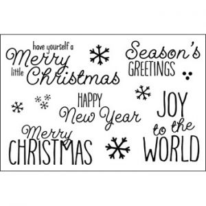 Christmasgreetings2stamp Clear Stamp Set