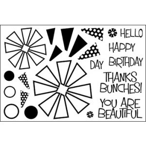 crazy4daisies Clear Stamp Set