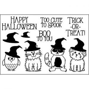 critters4Halloween Clear Stamp Set