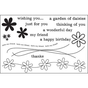 daisies2garden Clear Stamp Set