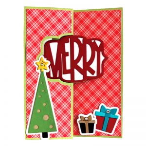 Merry Flip-it Interactive Card Die Set