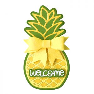 Pineapple Shaped Card Fold-it