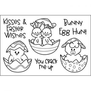 eggs4critters Clear Stamp Set