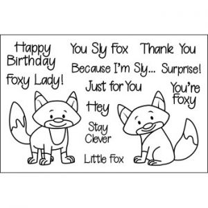 foxes2stamp Clear Stamp Set