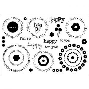 happy2becircles Clear Stamp Set