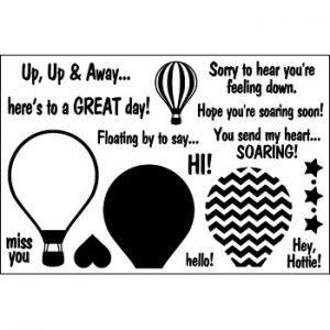 hot4balloons Clear Stamp Set