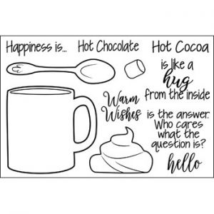 hotchocolate2stamp Clear Stamp Set