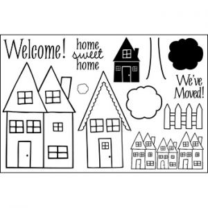 houses4us Clear Stamp Set