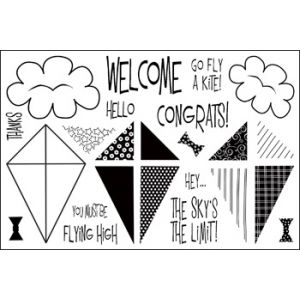 kites2fly Clear Stamp Set