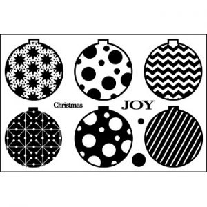 moreornaments4Christmas Clear Stamp Set