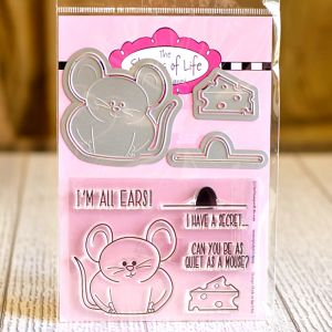 mousepudgie2stamp Clear Stamp Set