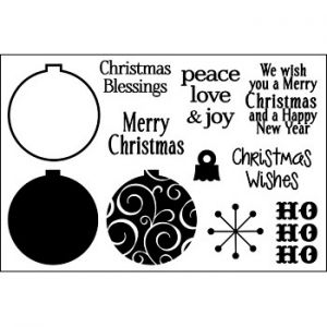 ornaments4Christmas Clear Stamp Set