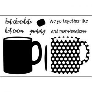 patterns4hotchocolate Clear Stamp Set