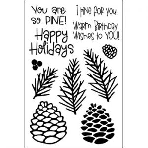 pinecones2stamp Clear Stamp Set