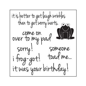 sayings4froggy Clear Stamp Set