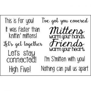 sayings4mittens Clear Stamp Set