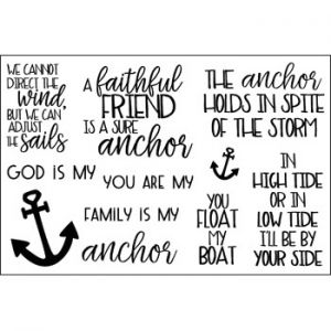 sayings4sailboats Clear Stamp Set