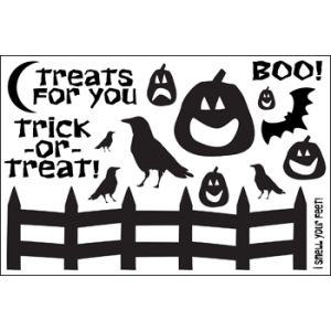 solids4Halloween Clear Stamp Set