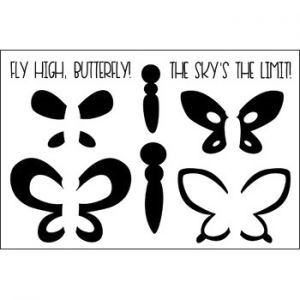solids4butterfly Clear Stamp Set