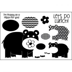 solids4hippo Clear Stamp Set