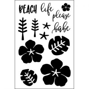 solids4tropical Clear Stamp Set