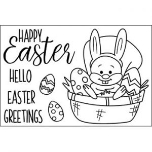 squirrel4Easter Clear Stamp Set
