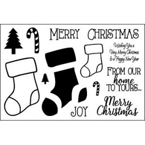 stockings4Christmas Clear Stamp Set