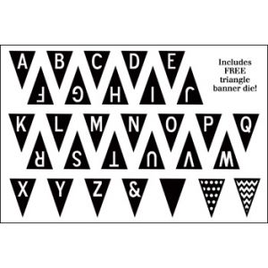 trianglealpha4banners Clear Stamp Set